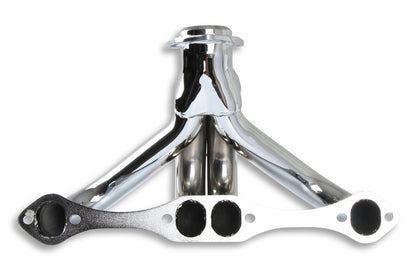 Flowtech Chrome Block Hugger Header SB Chevy D-Port 11705-2FLT