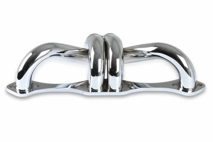 Flowtech Chrome Block Hugger Header SB Chevy D-Port 11705-2FLT