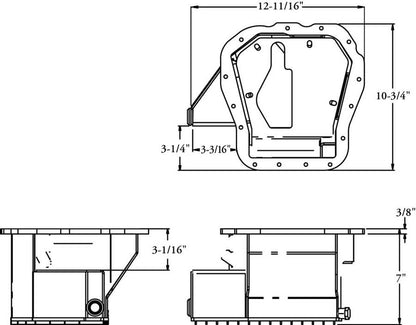 New Moroso Fabricated Aluminum Oil Pan 1990-2009 Subaru EJ20 EJ22 EJ25 20965