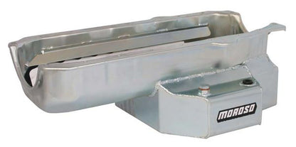 Moroso Steel Circle Track Kicked Out Deep Sump 7 Qt Oil Pan GM Metric Chassis 21318