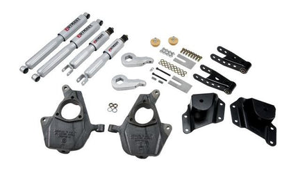 Belltech Lowering Kit 3-4" Front/4" Rear 2005-2007 Chevy/GMC Silverado Sierra 1500 RWD Std Cab 656SP