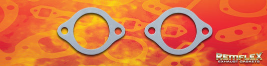 Remflex Exhaust Flange Gaskets 2-Bolt 2 1/2" Port 3 3/4" Spacing Pair 8081