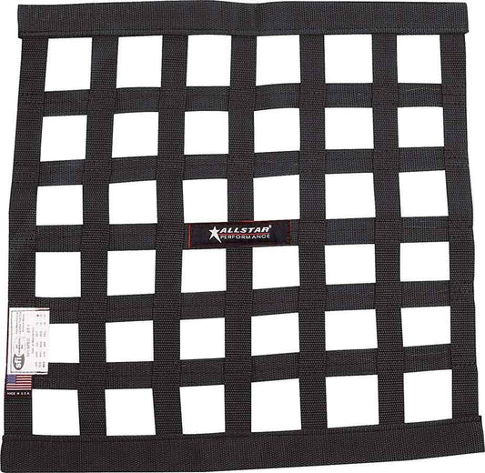 Window Net Border Style 18 x 18 SFI Black