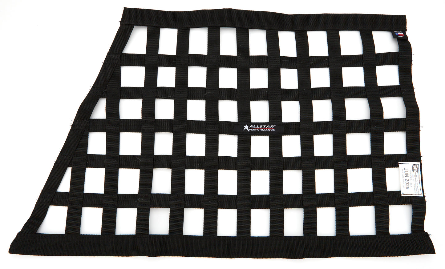 Window Net Border Style Angled Black SFI