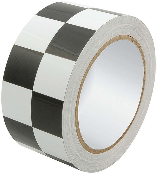 Allstar Performance Racers Tape 2in x 45ft Checkered Black/White 14149