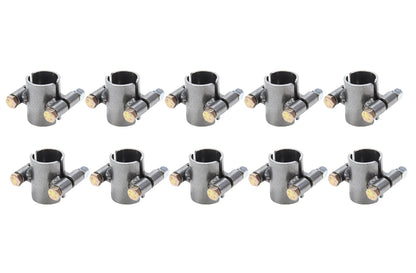 Allstar Performance Steel Tube Clamp 1-1/4" ID x 2" Wide 2-Bolt 10PK 14481-10