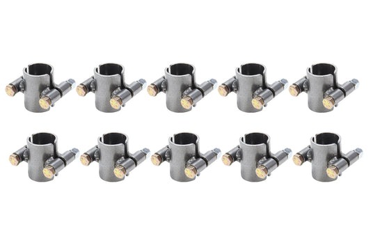 Allstar Performance Steel Tube Clamp 1-1/4" ID x 2" Wide 2-Bolt 10PK 14481-10