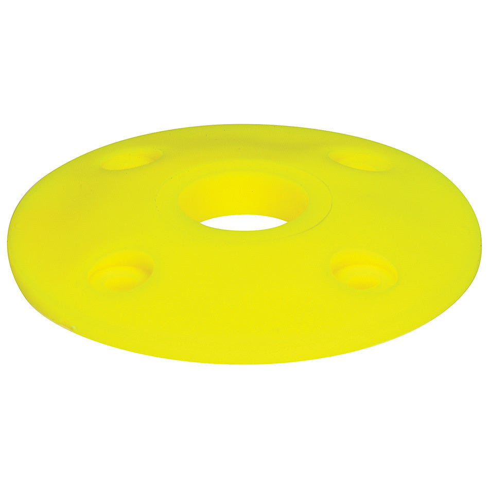 Allstar Performance Plastic 2" Scuff Plates Neon Yellow 4pk 18438