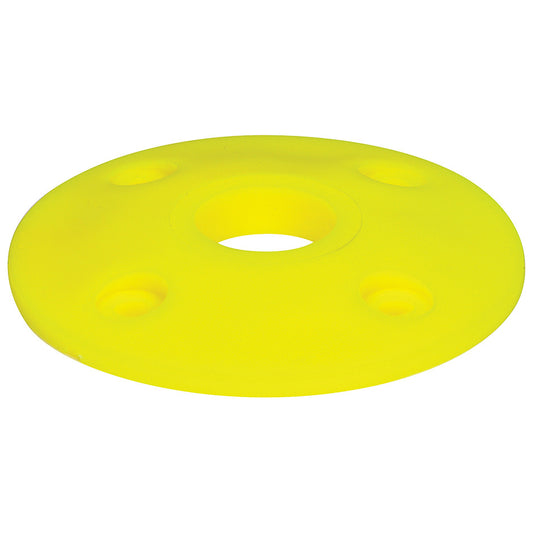 Allstar Performance Plastic 2" Scuff Plates Neon Yellow 4pk 18438