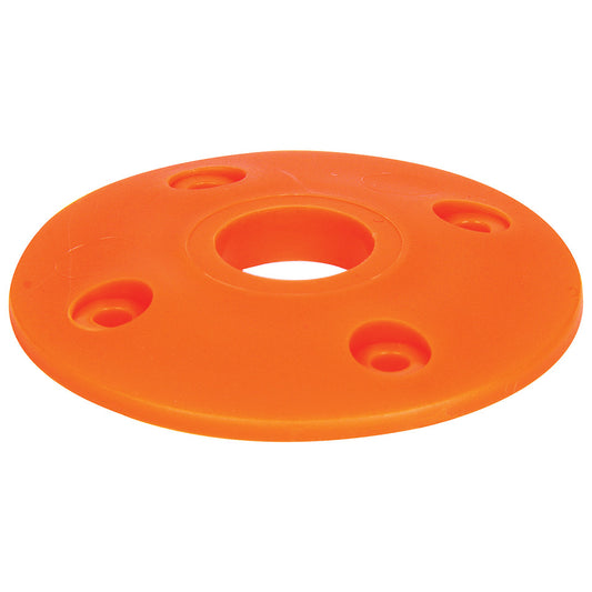 Allstar Performance Plastic 2" Scuff Plates Neon Orange 4pk 18439