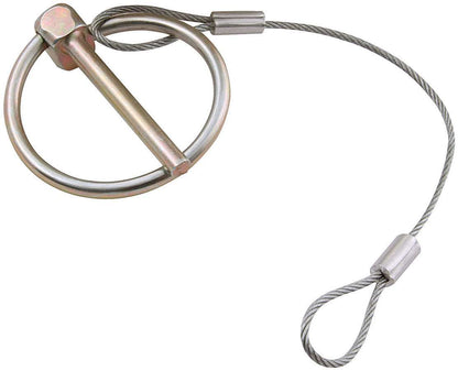 Allstar Performance Flip-Over Clip 3/16" w/ 6" Lanyard 18460