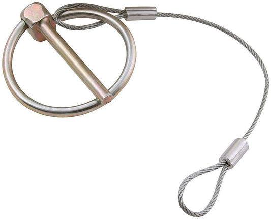 Allstar Performance Flip-Over Clip 3/16" w/ 6" Lanyard 18460