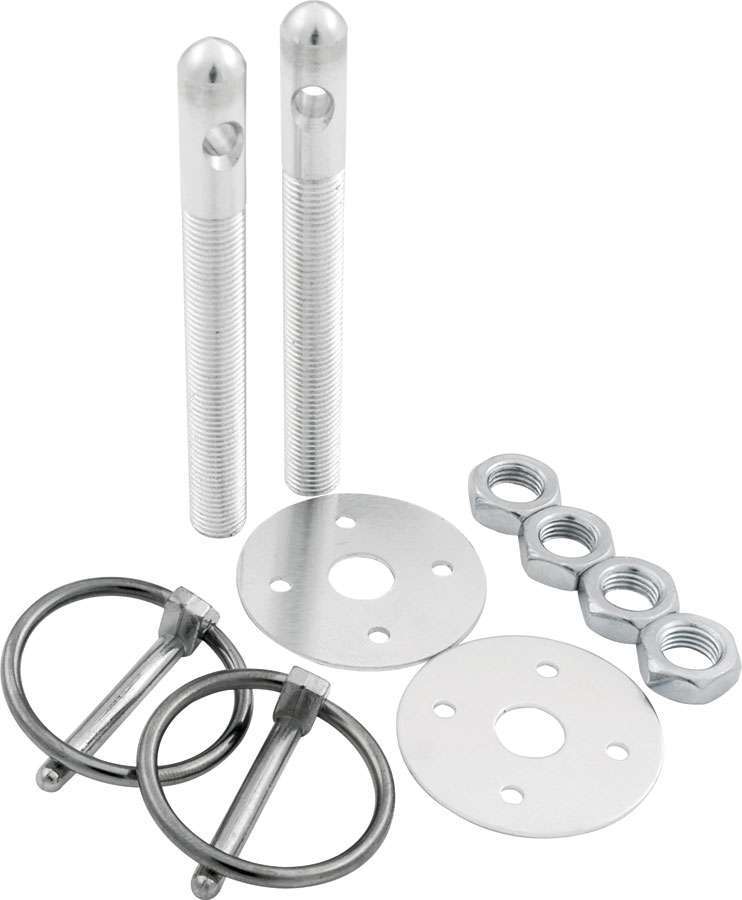 Allstar Performance Aluminum Hood Pin Kit 3/8in Clear 18480