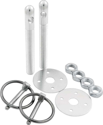 Allstar Performance Aluminum Hood Pin Kit 3/8in Clear 18480