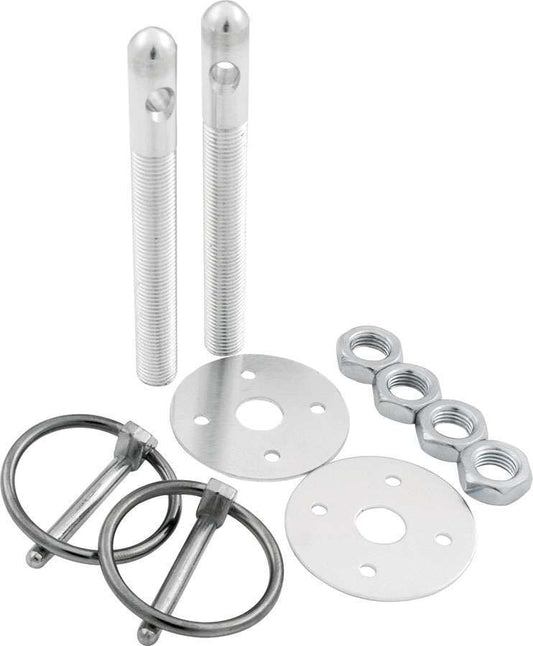 Allstar Performance Aluminum Hood Pin Kit 3/8in Clear 18480