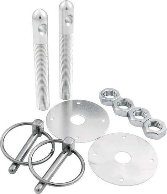 Allstar Performance Aluminum Hood Pin Kit Silver 1/2" Pin 18500
