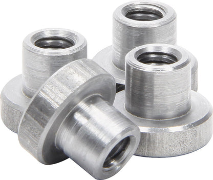 Allstar Performance Weld On Nuts 1/4-20 Thread Short 4pk 18546