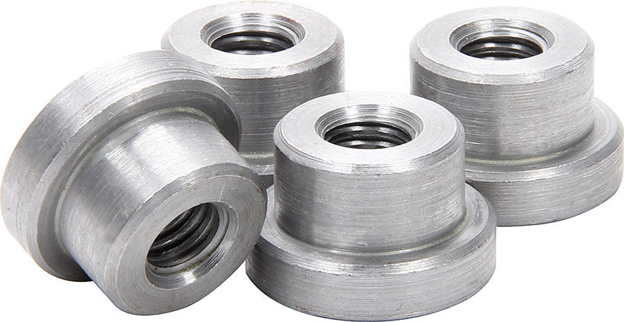 Allstar Performance Weld On Nuts 3/8-16 Thread Short 4pk 18549