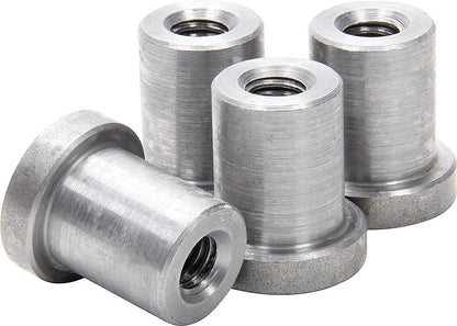 Allstar Performance Weld On Nuts 3/8-16" Thread Long 4pk 18550