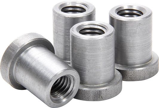 Allstar Performance Weld On Nuts 1/2-13" Thread Long 4pk 18552