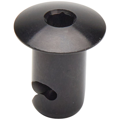 Allstar Performance Oval Head Allen Black Aluminum 1/4 Turn Dzus Fastener 7/16" .500" Long 10Pk 19176 ALL19176