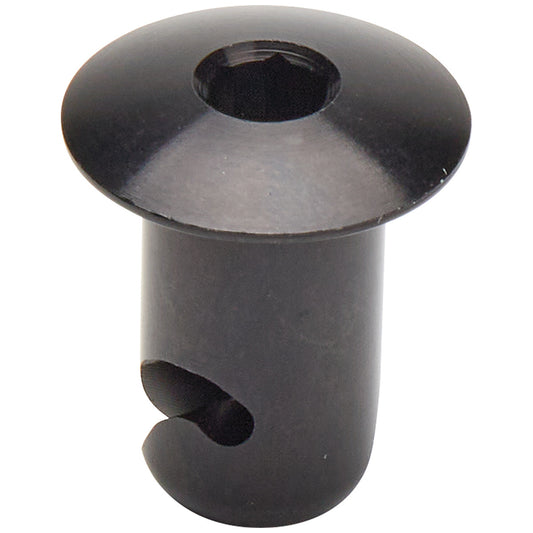 Allstar Performance Oval Head Allen Black Aluminum 1/4 Turn Dzus Fastener 7/16" .500" Long 10Pk 19176 ALL19176