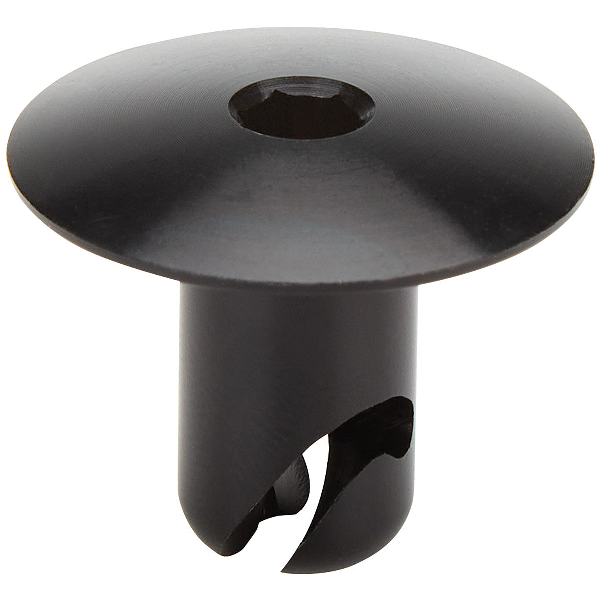 Allstar Performance Oversize Oval Head Allen Black Aluminum 1/4 Turn Dzus Fastener 7/16" .500" Long 50Pk 19179 ALL19179