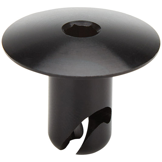 Allstar Performance Oversize Oval Head Allen Black Aluminum 1/4 Turn Dzus Fastener 7/16" .500" Long 10Pk 19178 ALL19178