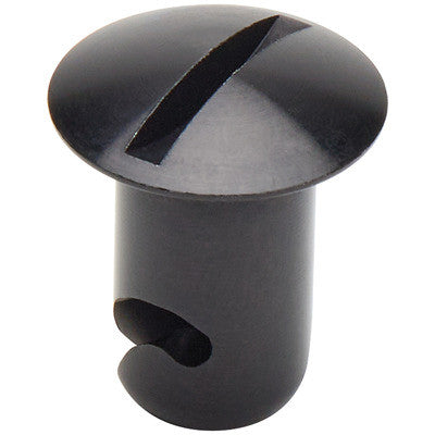 Allstar Performance Oval Head Black Aluminum 1/4 Turn Dzus Fastener 5/16" .500" Long 10Pk 19277 ALL19277