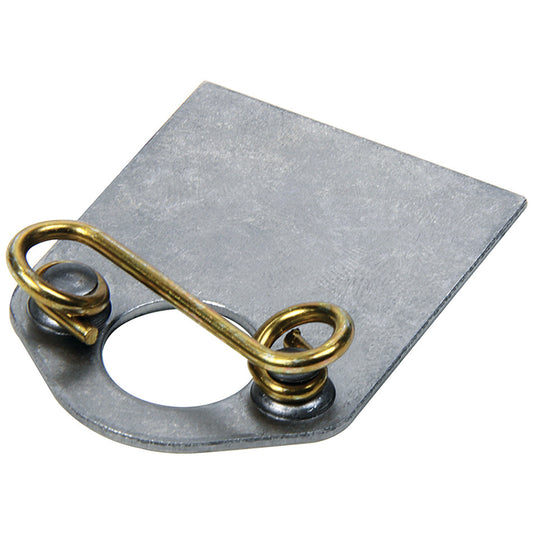 Allstar Performance 1" Weld On 1/4 Turn Dzus Fastener Mounting Plate W/Spring 50PK 19352 ALL19352