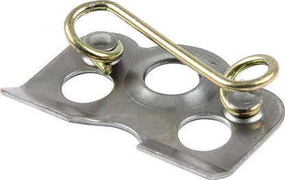 Allstar Performance 1 3/8" Weld On Lightweight 1/4 Turn Dzus Fastener Mounting Plate W/Spring 10PK 19361 ALL19361