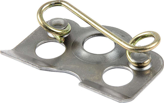 Allstar Performance 1 3/8" Weld On Lightweight 1/4 Turn Dzus Fastener Mounting Plate W/Spring 10PK 19361 ALL19361