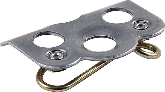 Allstar Performance 1 3/8" Weld On Lightweight 1/4 Turn Dzus Fastener Mounting Plate W/Spring 50PK 19363 ALL19363