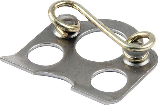 Allstar Performance 1" Weld On Lightweight 1/4 Turn Dzus Fastener Mounting Plate W/Spring 10PK 19365 ALL19365