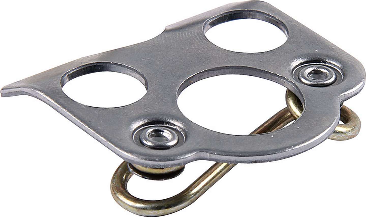 Allstar Performance 1" Weld On Lightweight 1/4 Turn Dzus Fastener Mounting Plate W/Spring 50PK 19367 ALL19367