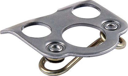 Allstar Performance 1" Weld On Lightweight 1/4 Turn Dzus Fastener Mounting Plate W/Spring 50PK 19367 ALL19367