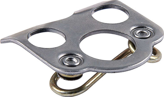 Allstar Performance 1" Weld On Lightweight 1/4 Turn Dzus Fastener Mounting Plate W/Spring 50PK 19367 ALL19367