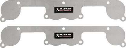 Allstar Performance Exhaust Port Block Off Plates SBC Spread Port Aluminum 34214 ALL34214