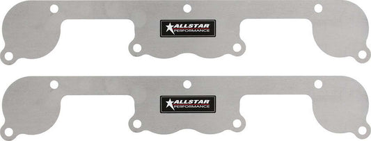 Allstar Performance Exhaust Port Block Off Plates SBC Spread Port Aluminum 34214 ALL34214