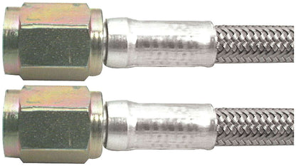 Allstar Performance Braided Stainless Brake Line 21in #3 Line -3 AN Str/-3 AN Str 46300-21