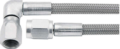 Allstar Performance Braided Stainless Brake Line 42in #3 Line -3 AN Str/-3 AN 90 Deg 46302-42
