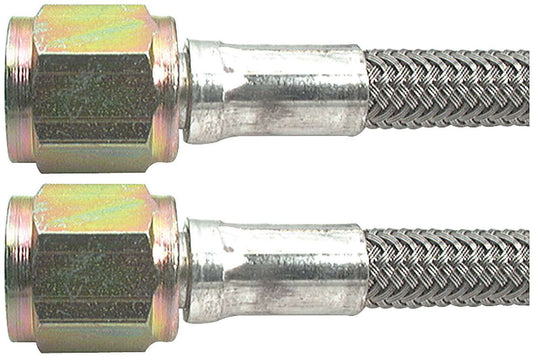 Allstar Performance Braided Stainless Brake Line 30in #4 Line -4 AN Str/-4 AN Str 46400-30