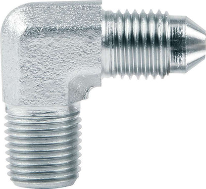 Allstar Performance Brake/Oil System Adapter Fitting 90 Degree 1/8" NPT To -3AN -3 AN 50018