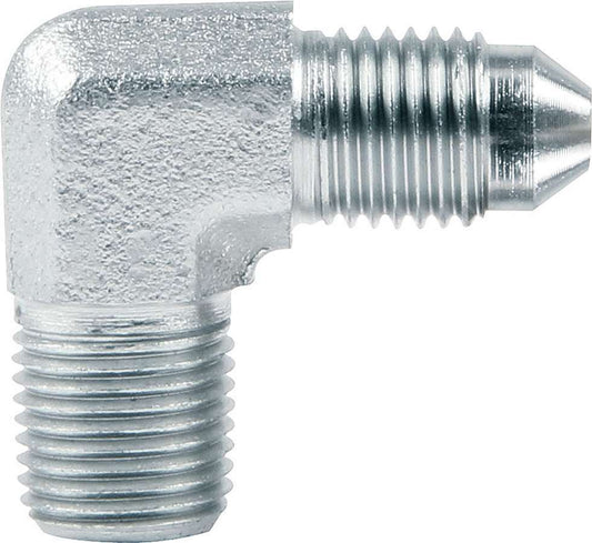 Allstar Performance Brake/Oil System Adapter Fitting 90 Degree 1/8" NPT To -3AN -3 AN 50018