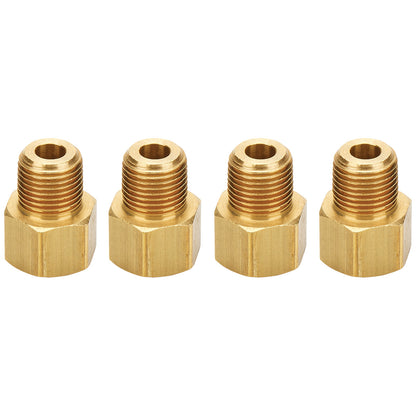 Allstar Performance Brake Adapter Fittings 1/8" NPT to 7/16-20 Inverted Flare 4pk 50121