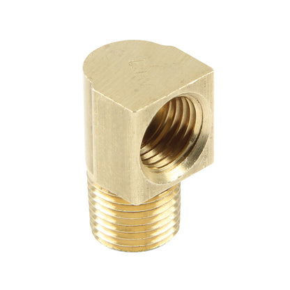 Allstar Performance Brake Adapter Fittings 1/8 Male NPT to 3/16 Inverted Flare 90 Deg 50pk 50125-50