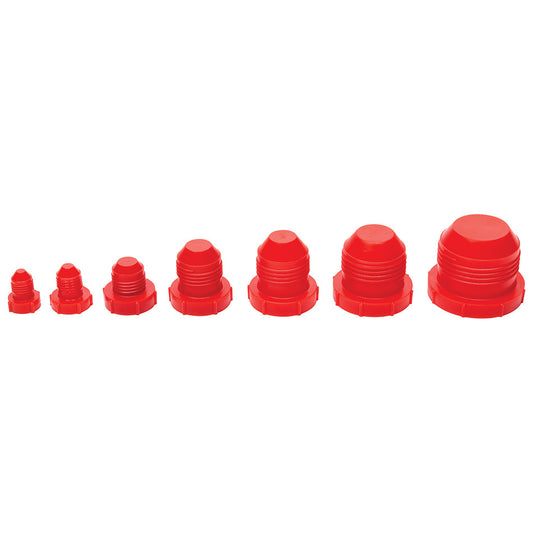 Allstar Performance Plastic AN Fitting Plug Kit 35 Piece Kit -3AN to -16AN 50810