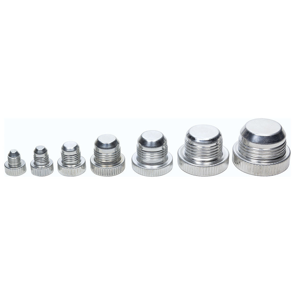 Allstar Performance Aluminum AN Fitting Plug Kit 35 Piece Kit -3AN to -16AN 50830 ALL50830