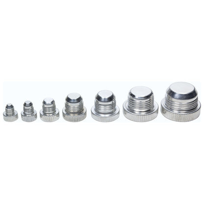 Allstar Performance Aluminum AN Fitting Plug Kit 35 Piece Kit -3AN to -16AN 50830 ALL50830