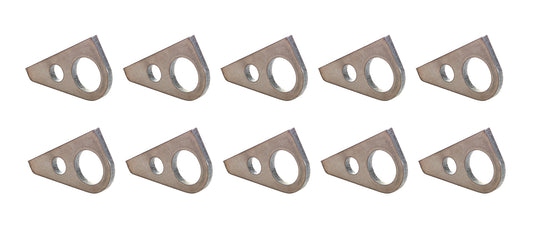 Allstar Performance Weld On Chassis Tie Down Brackets 10 Pack 60075-10 ALL60075-10
